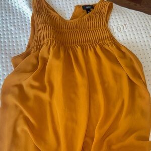 Mossimo Supply Co. Mustard Yellow Sleeveless Top